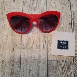 Janie and Jack Red Kid Sunglasses